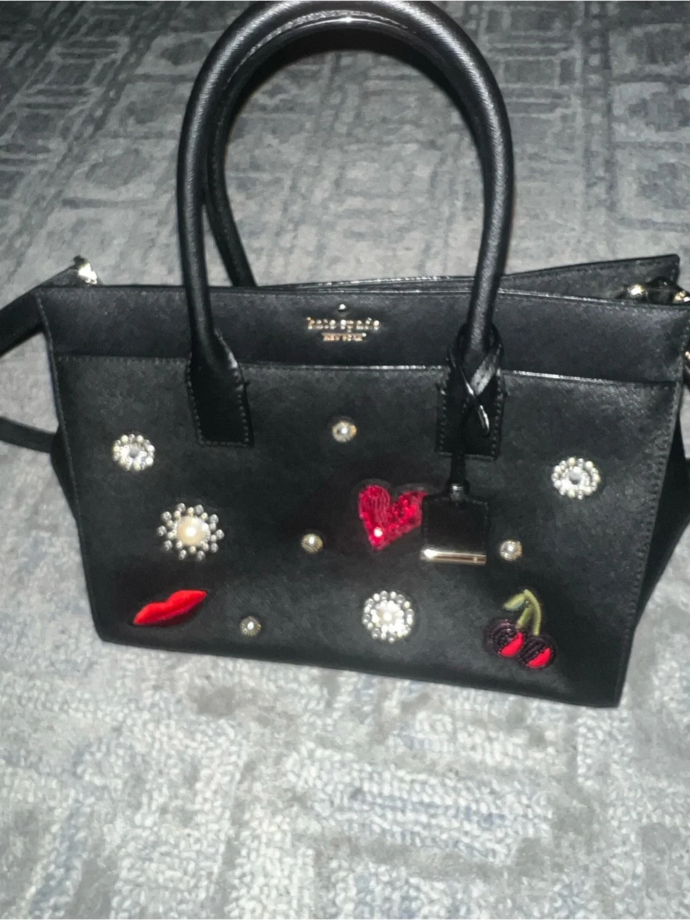 Kate Spade Rare Rodan & Fields Rare Project Candace Saffiano Leather Satchel